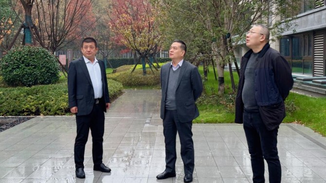 束水龙在上海、杭州、无锡调研甘肃建投地产项目